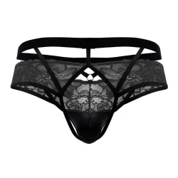 CandyMan Jockstrap Dentelle Lalita Noir